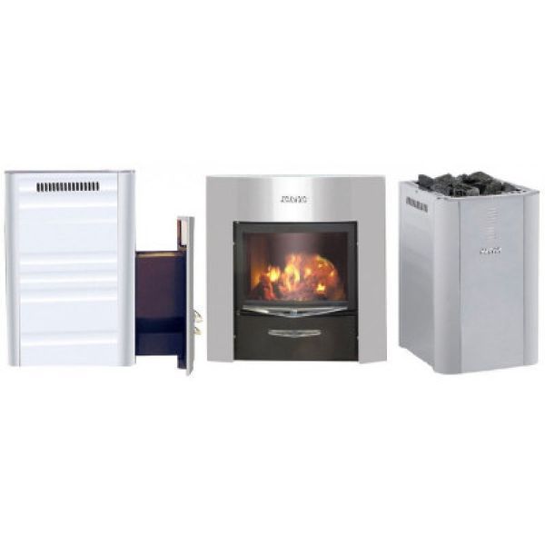 Piec opalany drewnem Harvia 36 DUO WK360SLUX-WKPR36DUOS фото