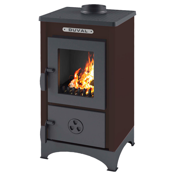 Heating-cooking stove-fireplace "Euro stove" DUVAL EM-208F EM-208F фото