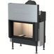 Flach BKH 42-66 is a straight fireplace with sliding doors