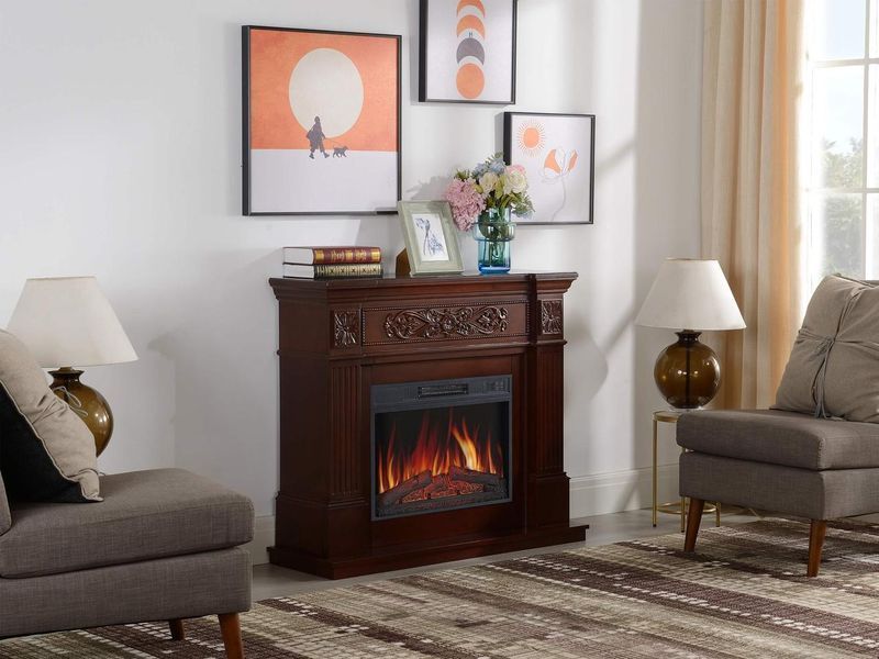 Zestaw kominkowy ArtiFlame Toscana AF23S russet сogrzewanie i dźwięk palącego się ognia Toscana AF23S R фото