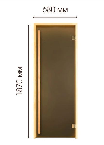 Tesli Grand sauna and steam room door 1900&times;700