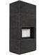 Камин Kratki FLOKI BOX 8 kW &Oslash; 160 в облицовке из керамогранита FOKOS GRAFITE FLOKI/S/PF/Q/F/G фото 1