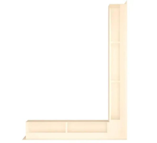 Решетка вентиляционная для камина LOFT NR 90/800x600 Кремовый, NR 90/800x600