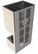 Камин Kratki FLOKI BOX правый 8 kW &Oslash; 160 в облицовке из керамогранита OXIDE BIANCO FLOKI/S/P/Q/O/B фото 3