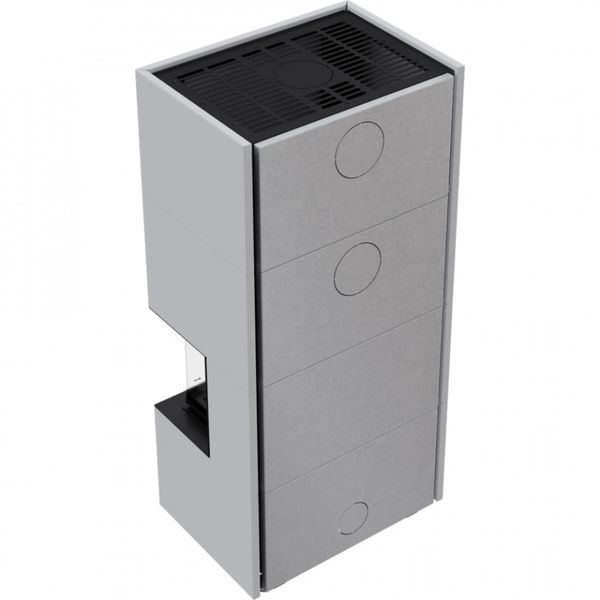 Камін Kratki NBC 7 в обудові HOME EASY BOX стальний - білий HEB/BIANCO фото