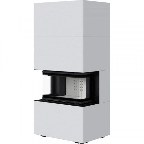Камін Kratki NBC 7 в обудові HOME EASY BOX стальний - білий HEB/BIANCO фото