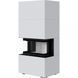 Камін Kratki NBC 7 в обудові HOME EASY BOX стальний - білий HEB/BIANCO фото 3