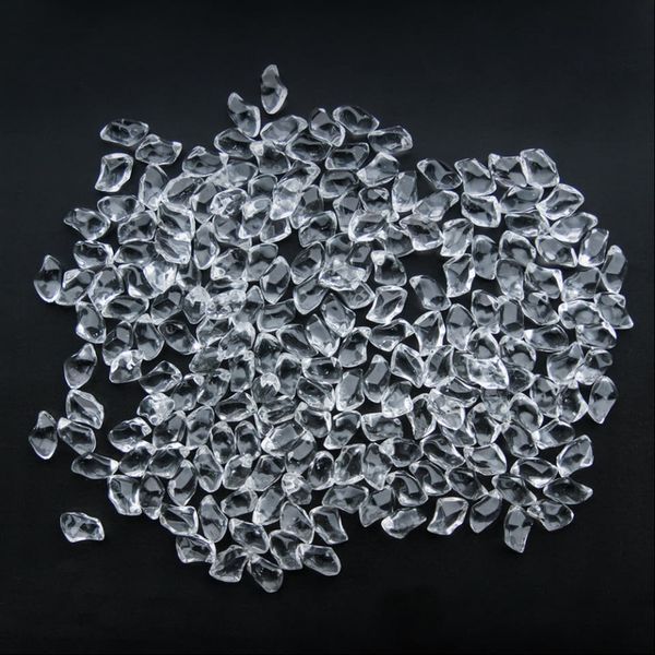 Декоративна галька FIRE GLASS - прозорий кристал