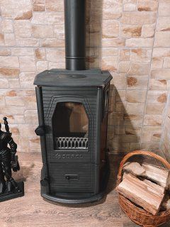 Heating and cooking stove-fireplace (Turbo) DUVAL EM-5115 EM-5115 фото