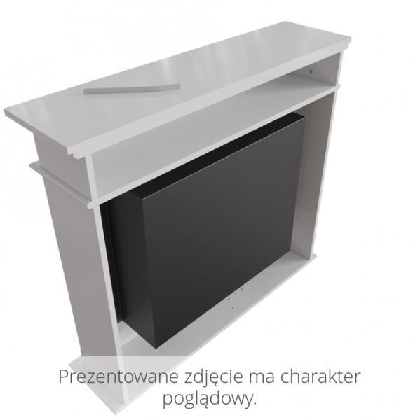Biofireplace Kratki MARCH white with TUV certificate