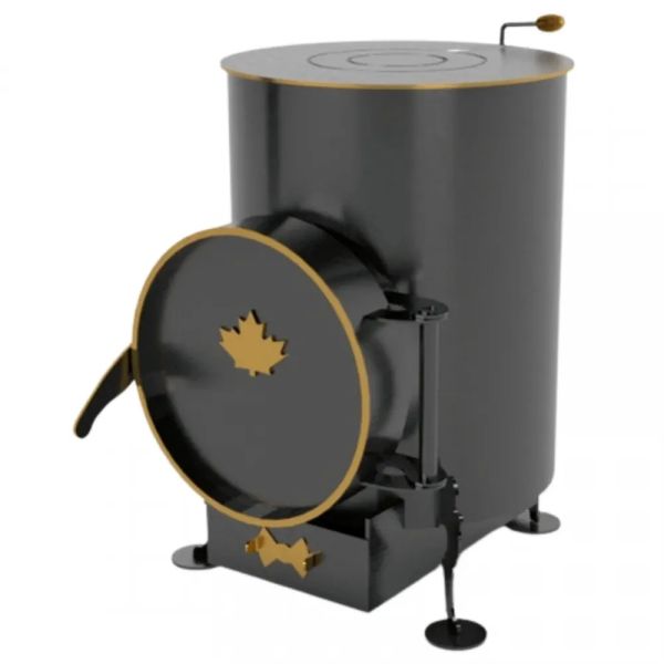 Potbelly stove CANADA 75 m3 with ash pit LUX burj7500L фото