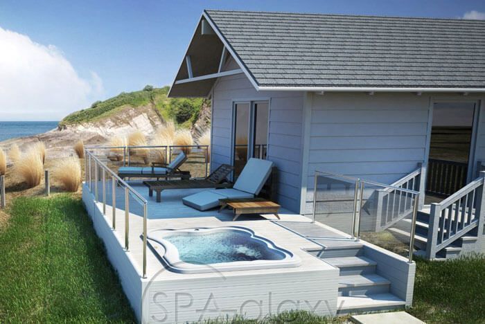 SPA бассейн JACUZZI S (Италия), 185 &times; 165 &times; 90 см