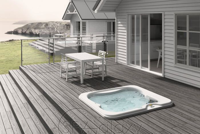 SPA бассейн JACUZZI S (Италия), 185 &times; 165 &times; 90 см
