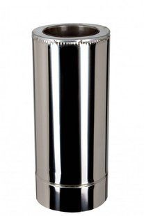 Chimney pipe 0,5м AiSi 304 0,5 mm thermo stainless steel/stainless steel &Oslash; 120/220 L001940 фото