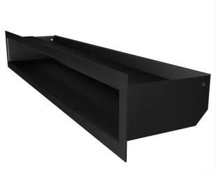 Fireplace ventilation grille LOFT-M1 90x400 Black, LOFT-М1 90x400