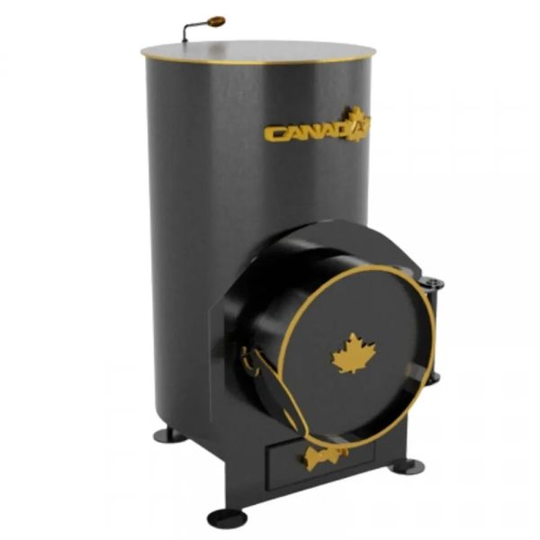 Potbelly stove CANADA 85 m3 with ash pit burj85000 фото