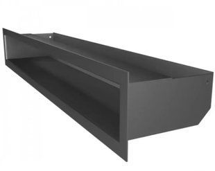Fireplace ventilation grille LOFT-M1 90x400 Graphite, LOFT-М1 90x400