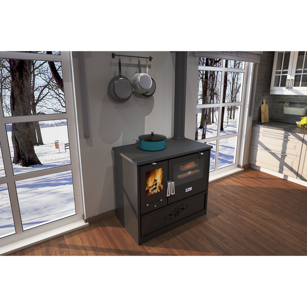 Heating and cooking stove-fireplace DUVAL EK-4030 EK-4030 фото